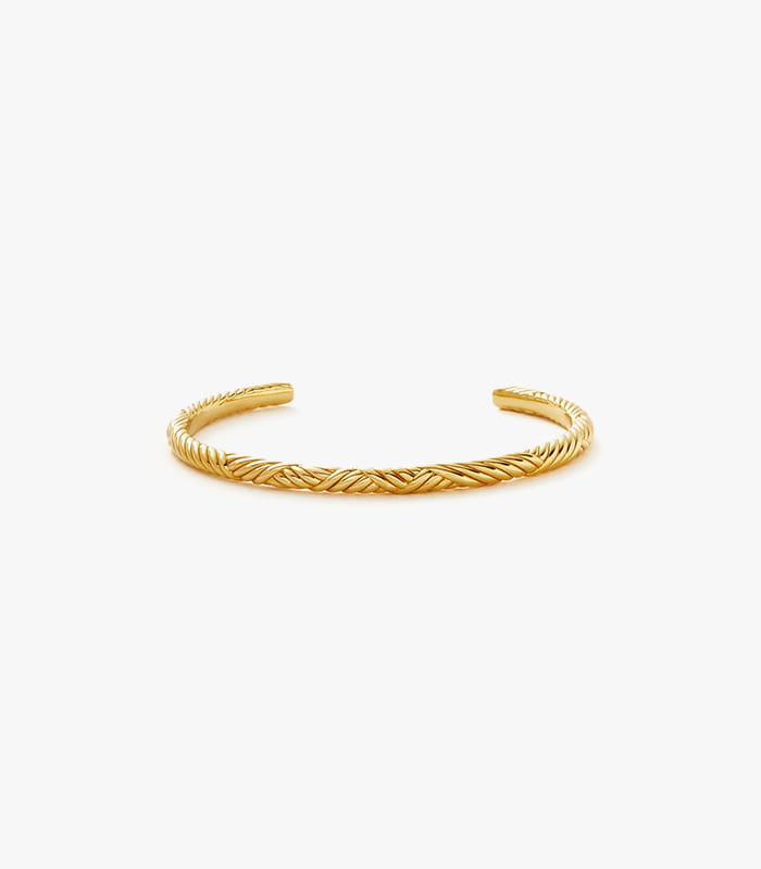 wavy-ridge-gemelli-cuff-bracelet.jpeg Wavy Ridge Gemelli Cuff Bracelet - Image 1